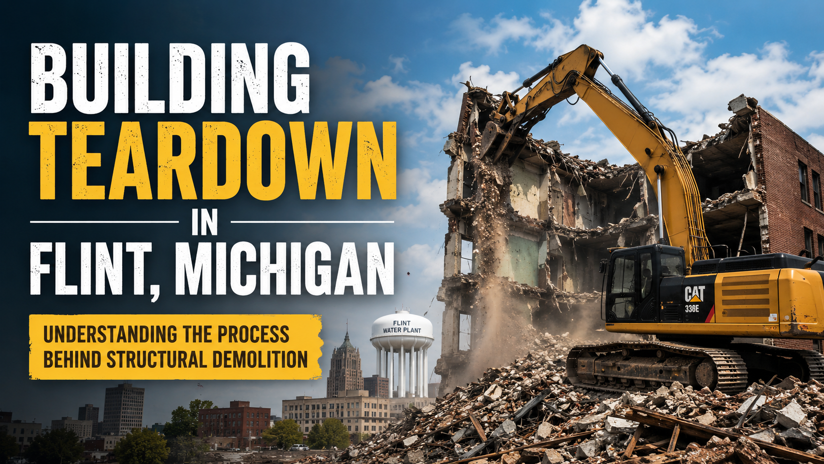 Building Teardown in Flint, Michigan: Understanding the Process Behind Structural Demolition